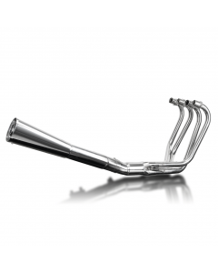 Exhaust System - 4-1 - Megaphone Muffler - Stainless - CB400F - 1975-1977
