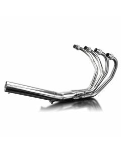 Exhaust System - 4-1 - Straight Muffler - Stainless - CB350F - 1972-1974