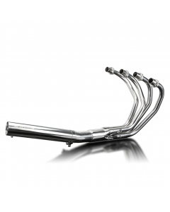 Exhaust System - 4-1 - Straight Muffler - Stainless - CB400F - 1975-1977